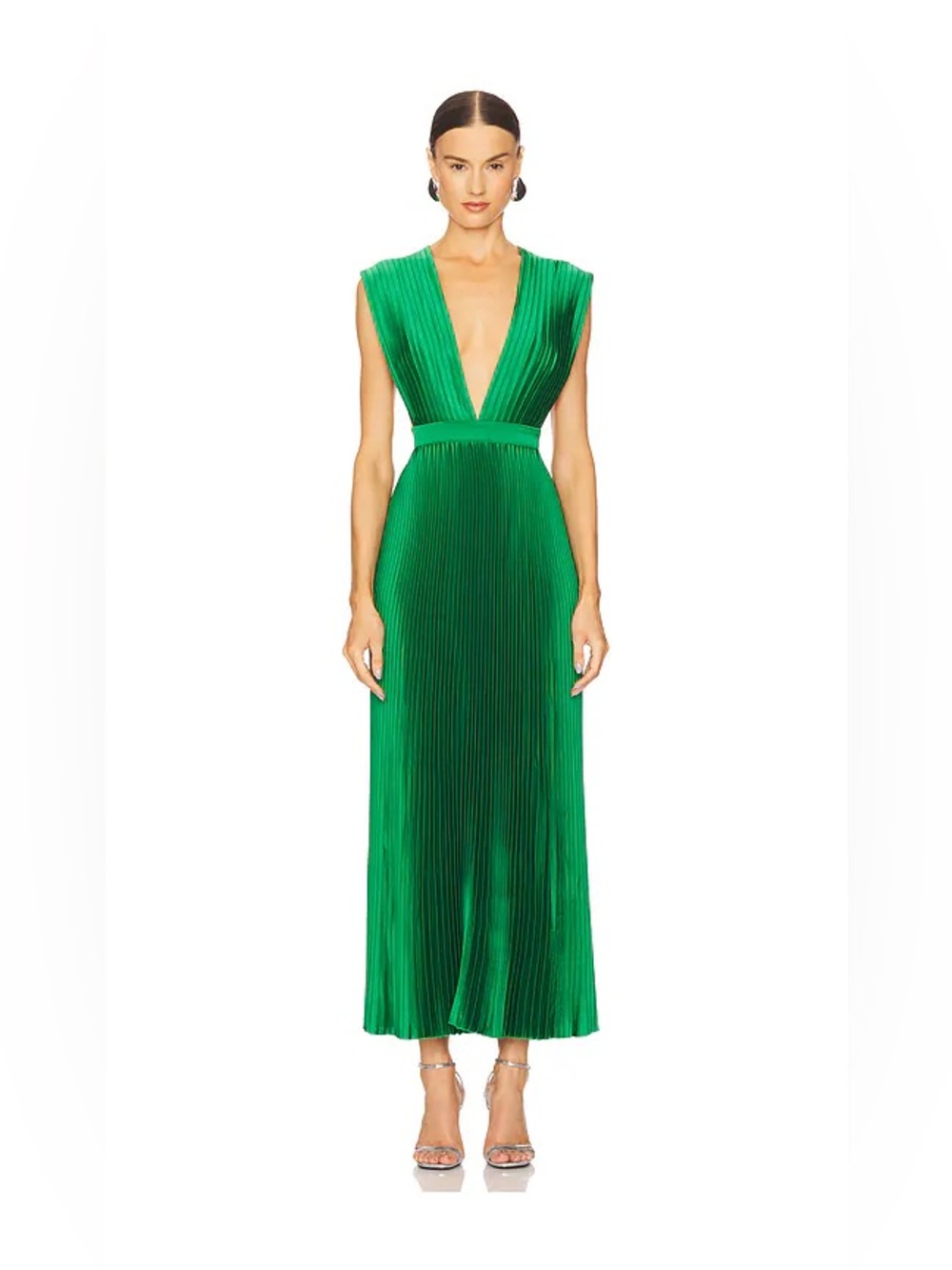 Vici Green Maxi Dress